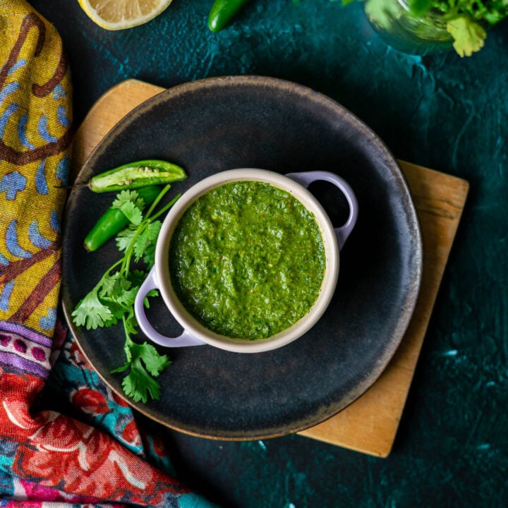 Indian CilantroMint Chutney Recipe Masala and Chai