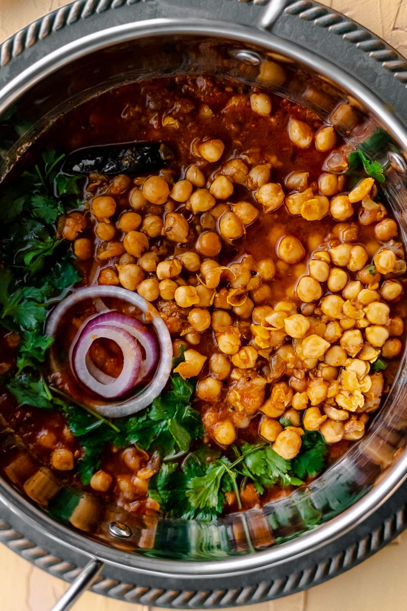 Instant Pot Chole Indian Chickpea Curry Masala and Chai