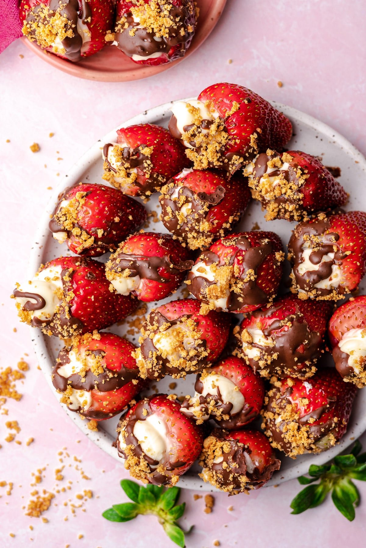 Cheesecake Stuffed Strawberries