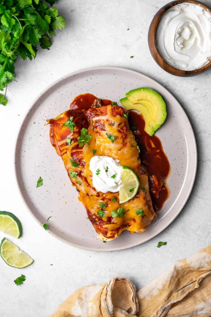 Vegetarian Black Bean and Corn Enchiladas Masala and Chai