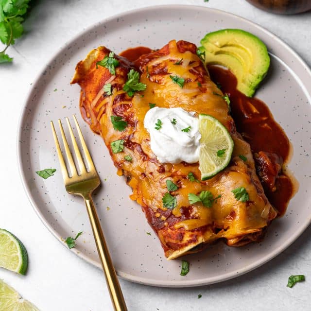 Vegetarian Black Bean and Corn Enchiladas - Masala and Chai