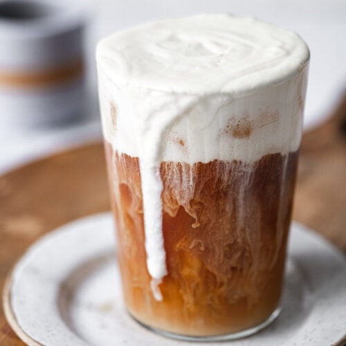How to Make Sweet Cream Cold Foam (Starbucks Copycat) - Just 3 Ingredients