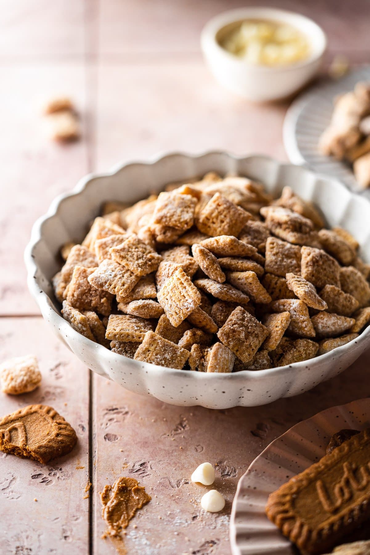 Cookie Butter Muddy Buddies - Masala & Chai