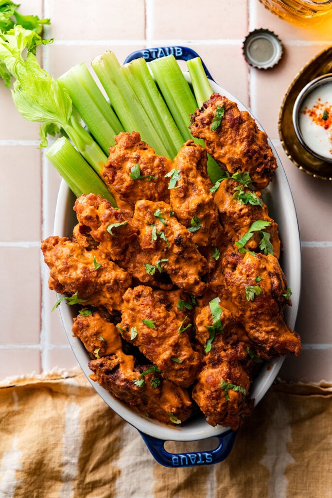 Butter Chicken Wings (Murgh Makhani Wings) Masala and Chai