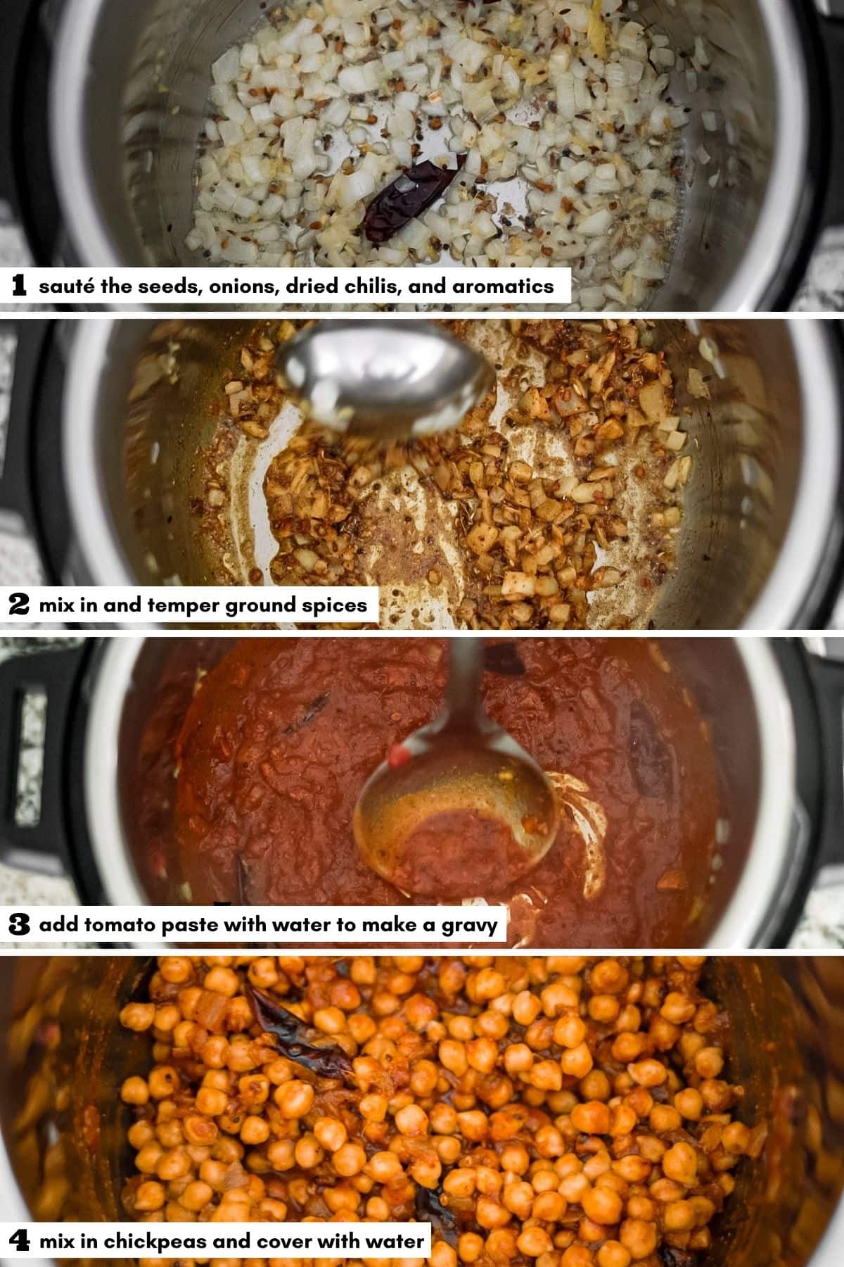 Chhole instant online pot