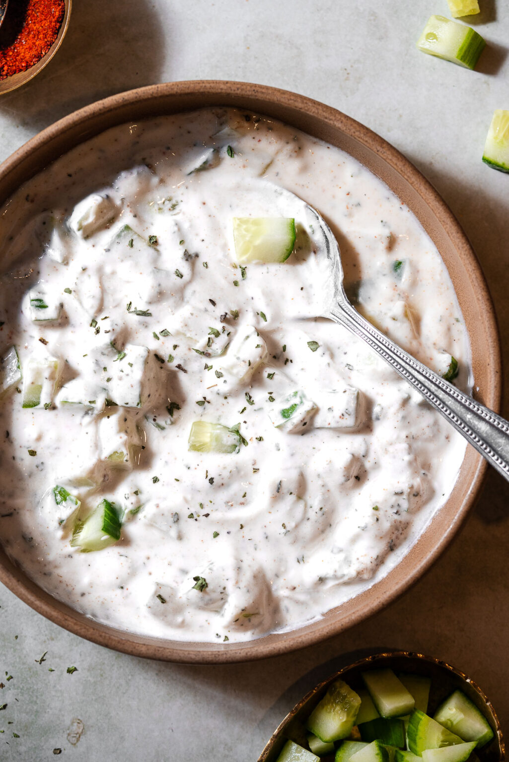 Cucumber Mint Raita - Masala and Chai